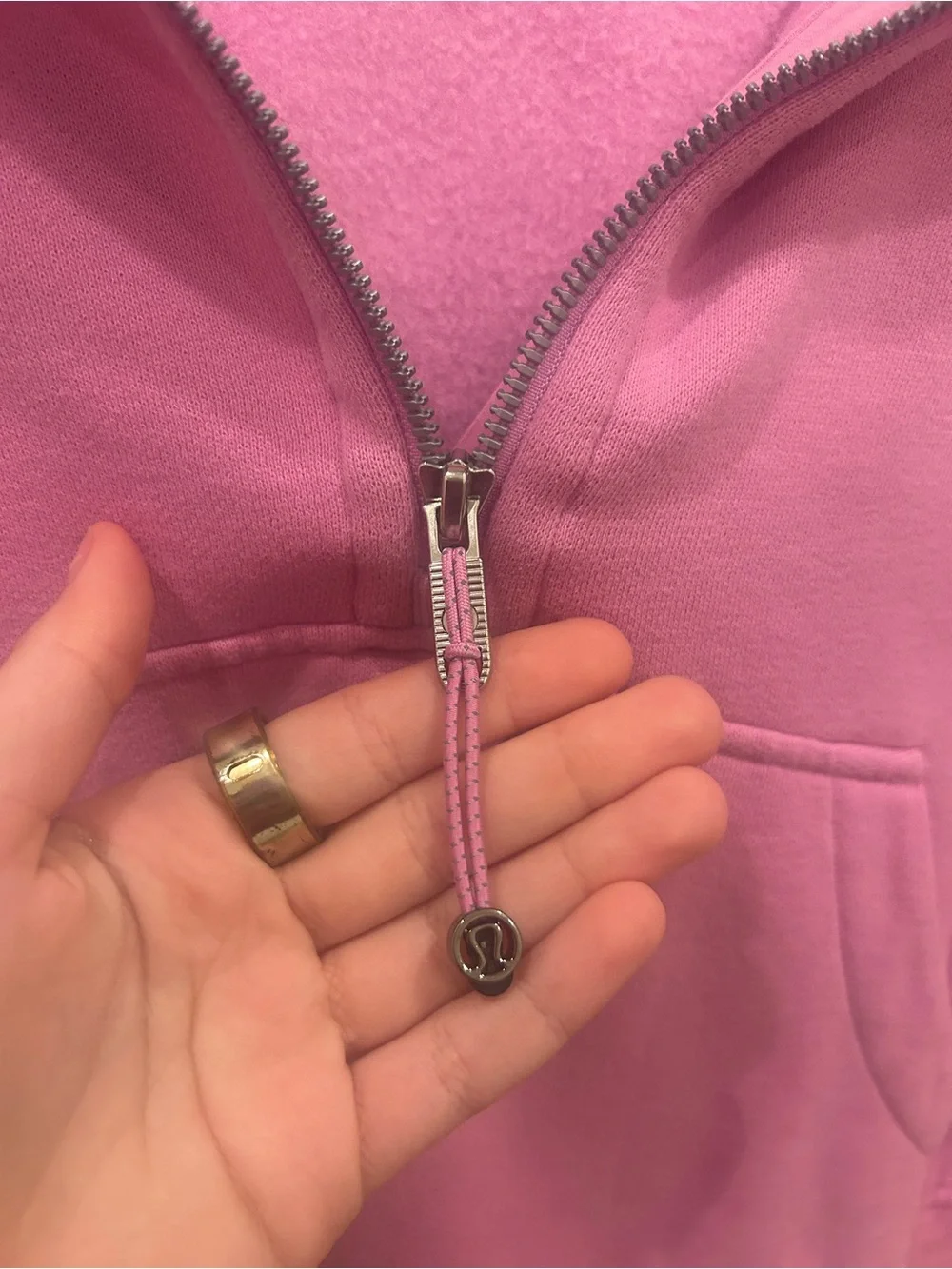 Lululemon Scuba Oversized Half-Zip Hoodie - Dahlia Mauve, XS/S